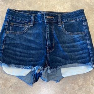 American Eagle High-Rise Shortie Shorts